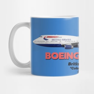 Boeing B747-400 - British Airways "Colum / Ireland" (Art Print) Mug